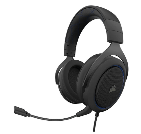 Headphone Corsair HS50 Stereo Blue / CA-9011217-AP