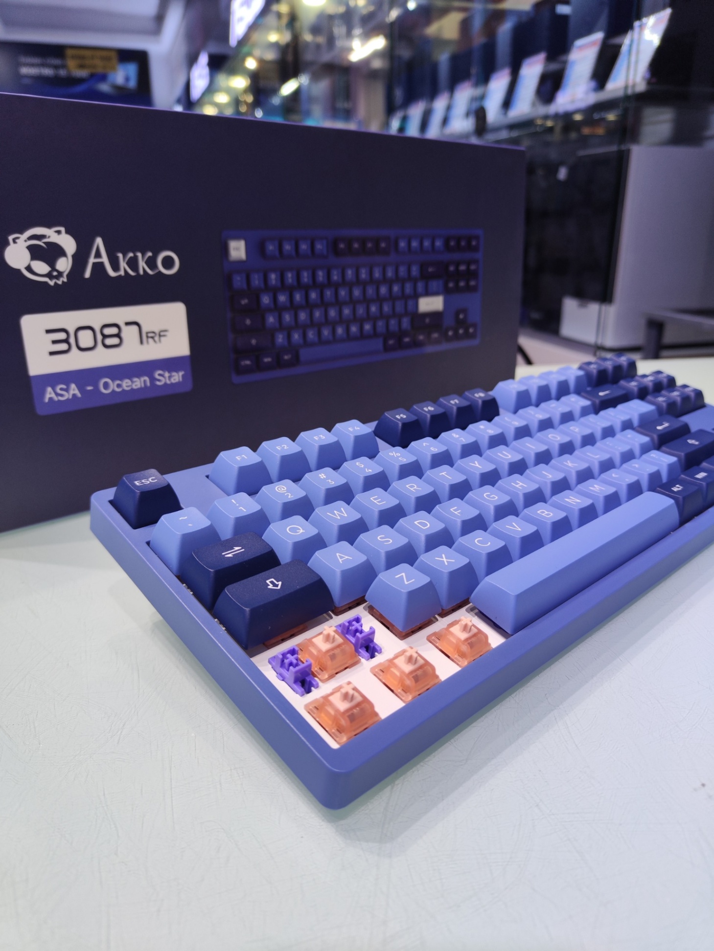 AKKO Keyboard - 3087 Ocean Star SP Cherry MX Red Switch