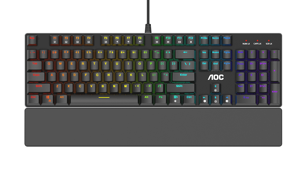 Keyboard Cơ AOC GK500 Blue Switch