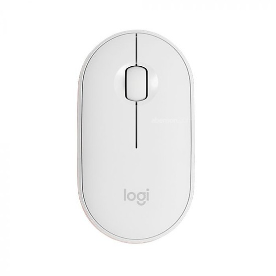 Mouse Logitech Pebble M350 Wireless/Bluetooth/ Trắng