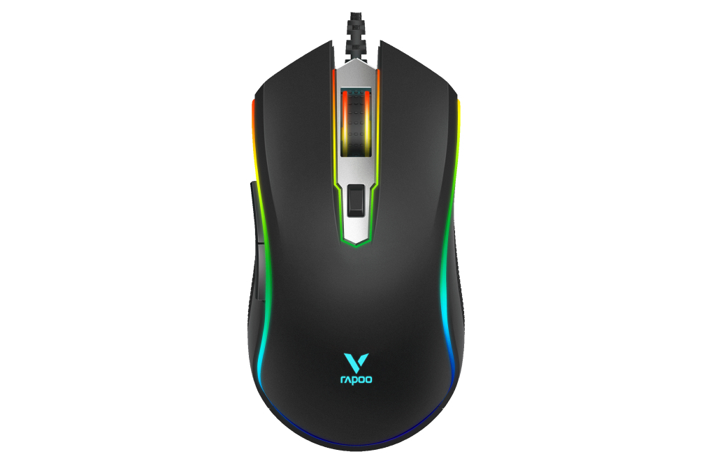 Mouse Rapoo V25s LED RGB (Đen)