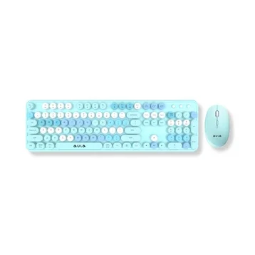 Combo Keyboard + Mouse Wireless AULA AC306 Xanh