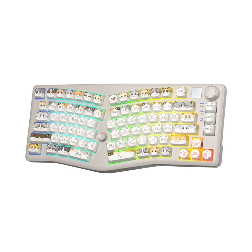 Keyboard cơ LEOBOG Alice A75 Moon Cat Trắng / Ramboo Switch