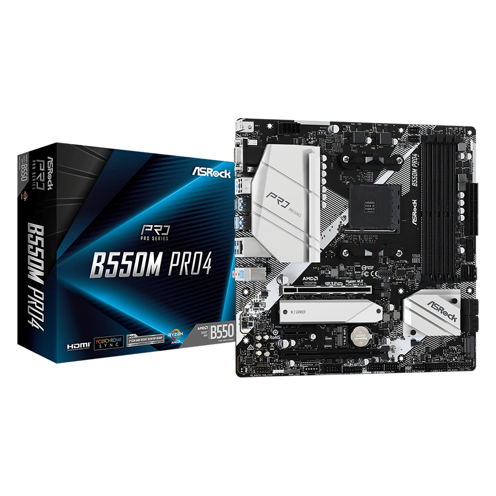 Main Asrock B550M Pro 4 / AMD