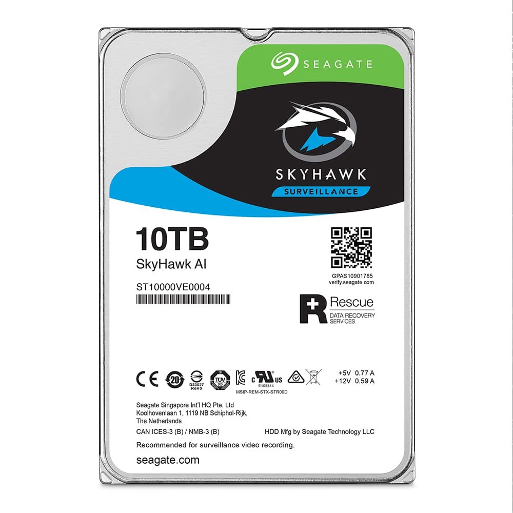 HDD PC Seagate AI 10TB Skyhawk 3.5