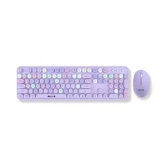 Combo Keyboard + Mouse Wireless AULA AC306 Tím