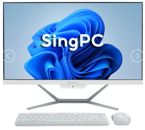 PC SingPC AIO M24ki31282-W Core i3-12100/8GB DDR4/SSD256/23.8inchFHD/IPS/Win11Pro/WL/BT/KB/M