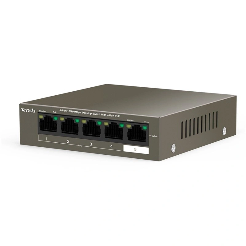 Thiết bị chuyển mạch Switch Tenda 5 port 10/100 TEF1105P-4