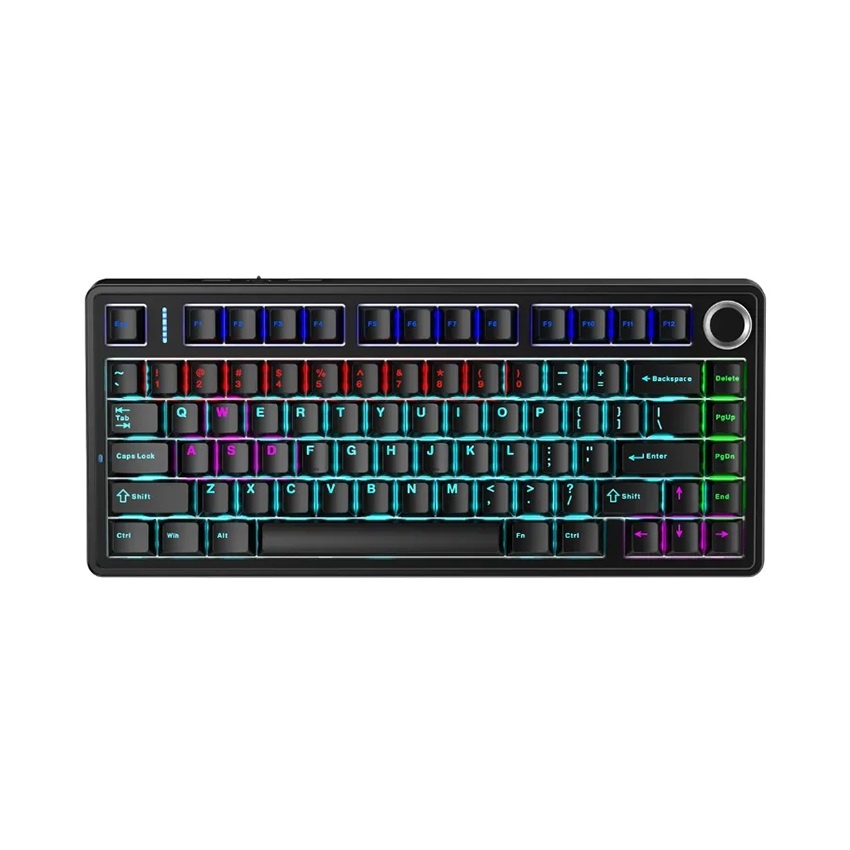 Keyboard cơ AULA F75 Đen có dây / Red Switch