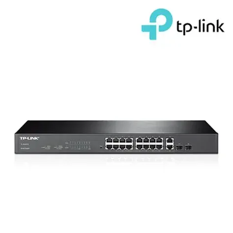 Thiết bị chuyển đổi mạch Switch TP-Link 16 port TL-SG2218 10/100/1000 (16 cổng gigabit RJ45 và 2 khe cắm gigabit SFP)