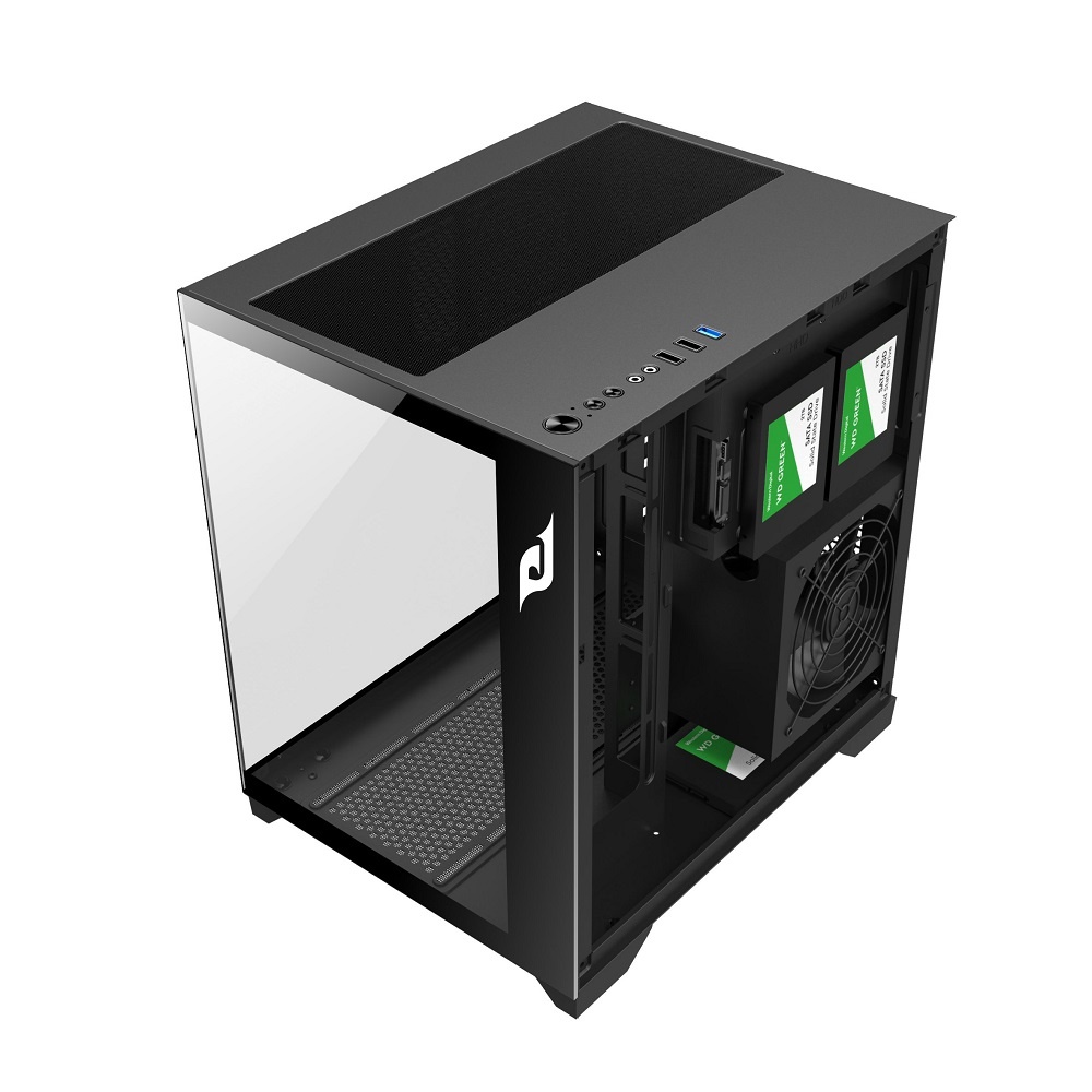 Case máy tính EDRA ECS1504 Black