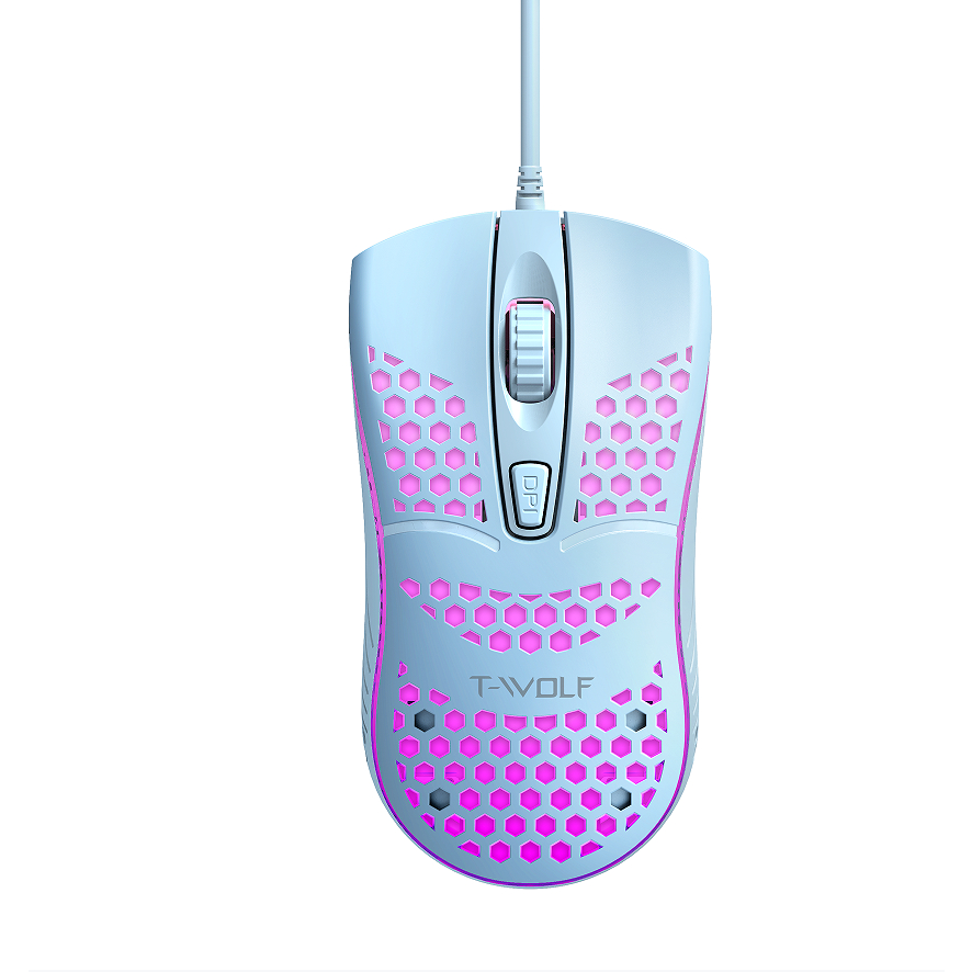 Mouse T-wolf V15/ Led / Dây usb/ Grey