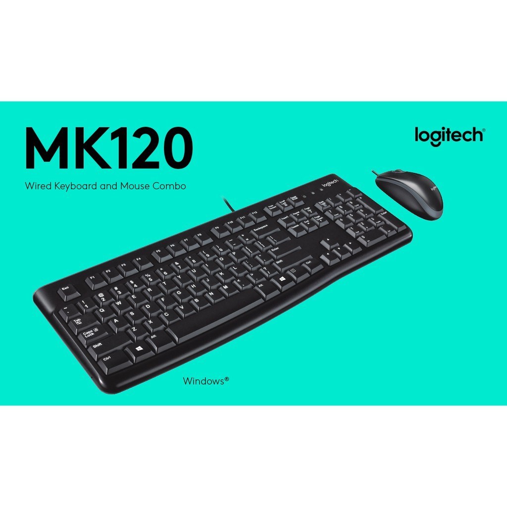 Combo Mouse & Keyboard Logitech MK120 / có dây