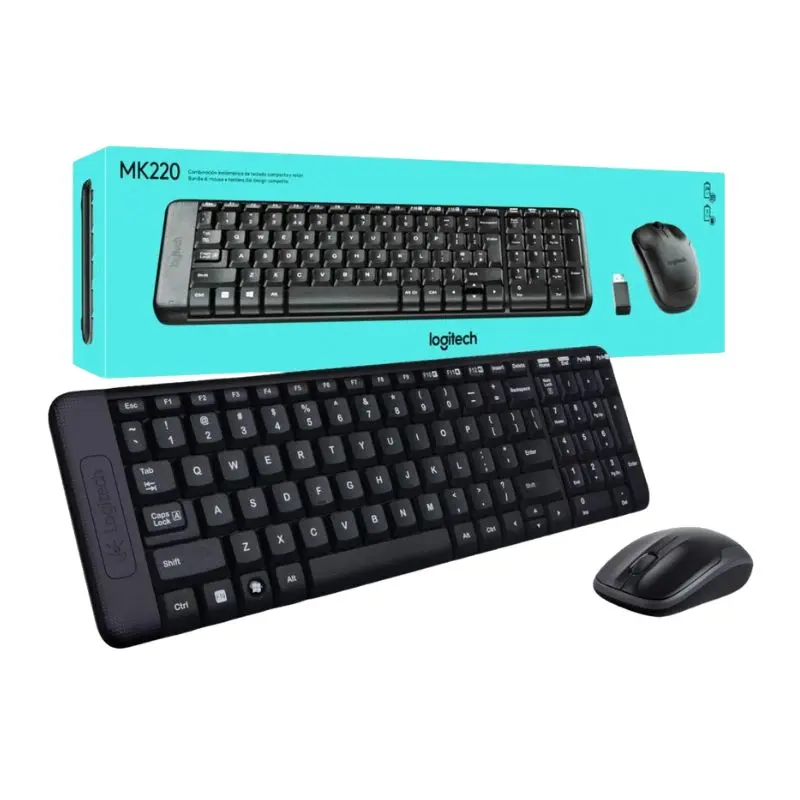 Combo Mouse & Keyboard Logitech MK220 / không dây