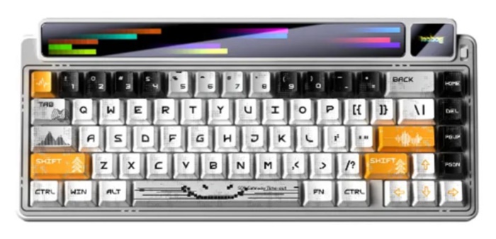 Keyboard cơ LEOBOG AMG65 Trắng / 3 Mode /Light feather switch