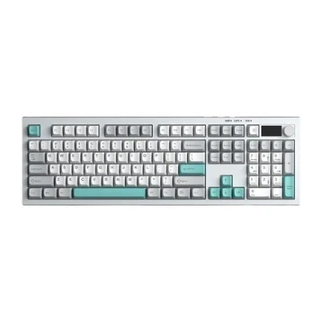 Keyboard giả cơ gaming AULA S102Pro xám be xanh ngọc/ (4777)