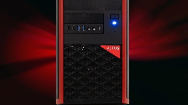 PC ACER - P130F7 - Core i5-11600/ 16GB DDR4 ( 4xSlot)/ SSD 512GB/ 3xRJ45/ KB+M/ DOS
