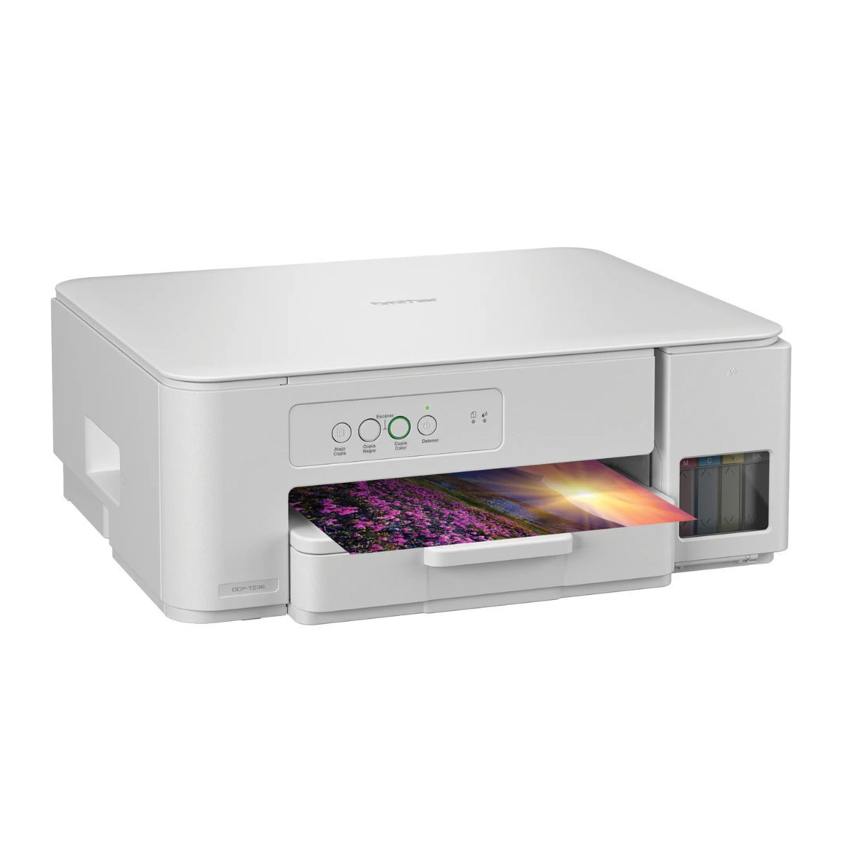 Printer Brother DCP-T236 / in phun màu đa năng / in 1 mặt/ Scan / Copy /A4 (BTD100BK, BTD100 C/M/Y)