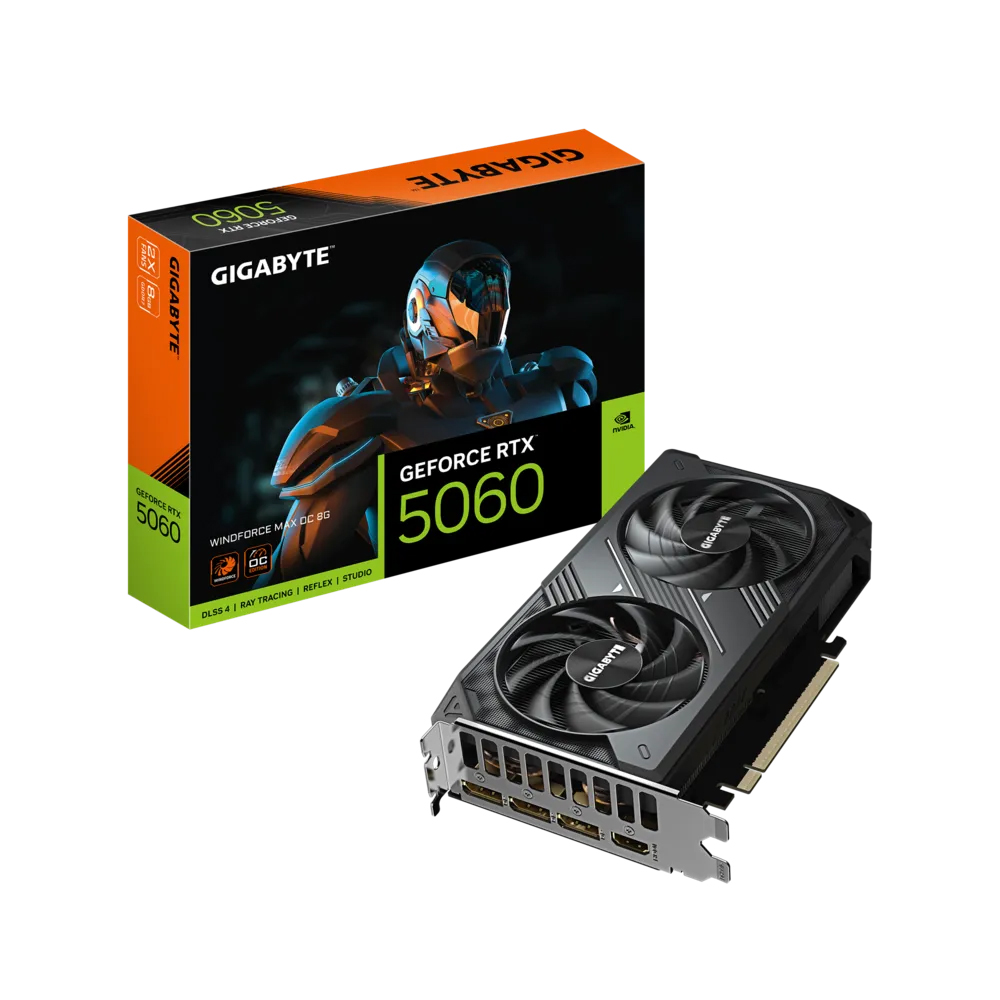 VGA GIGABYTE WINDFORCE RTX 5060 8G 2FAN (WF2-8GD)