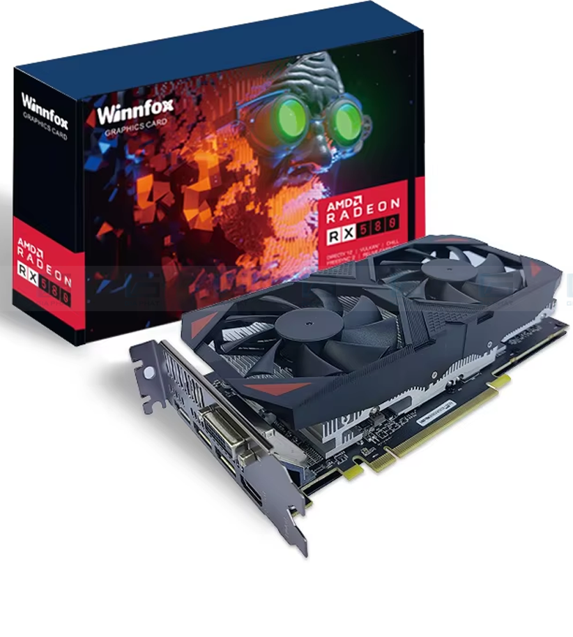 VGA WINNFOX RX580 8GB DDR5 (2Fan/HDMI/DP)