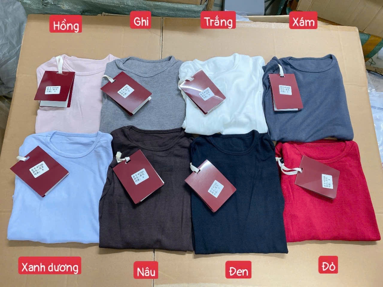 W7398# Áo thun cotton WGWE nhiều màu