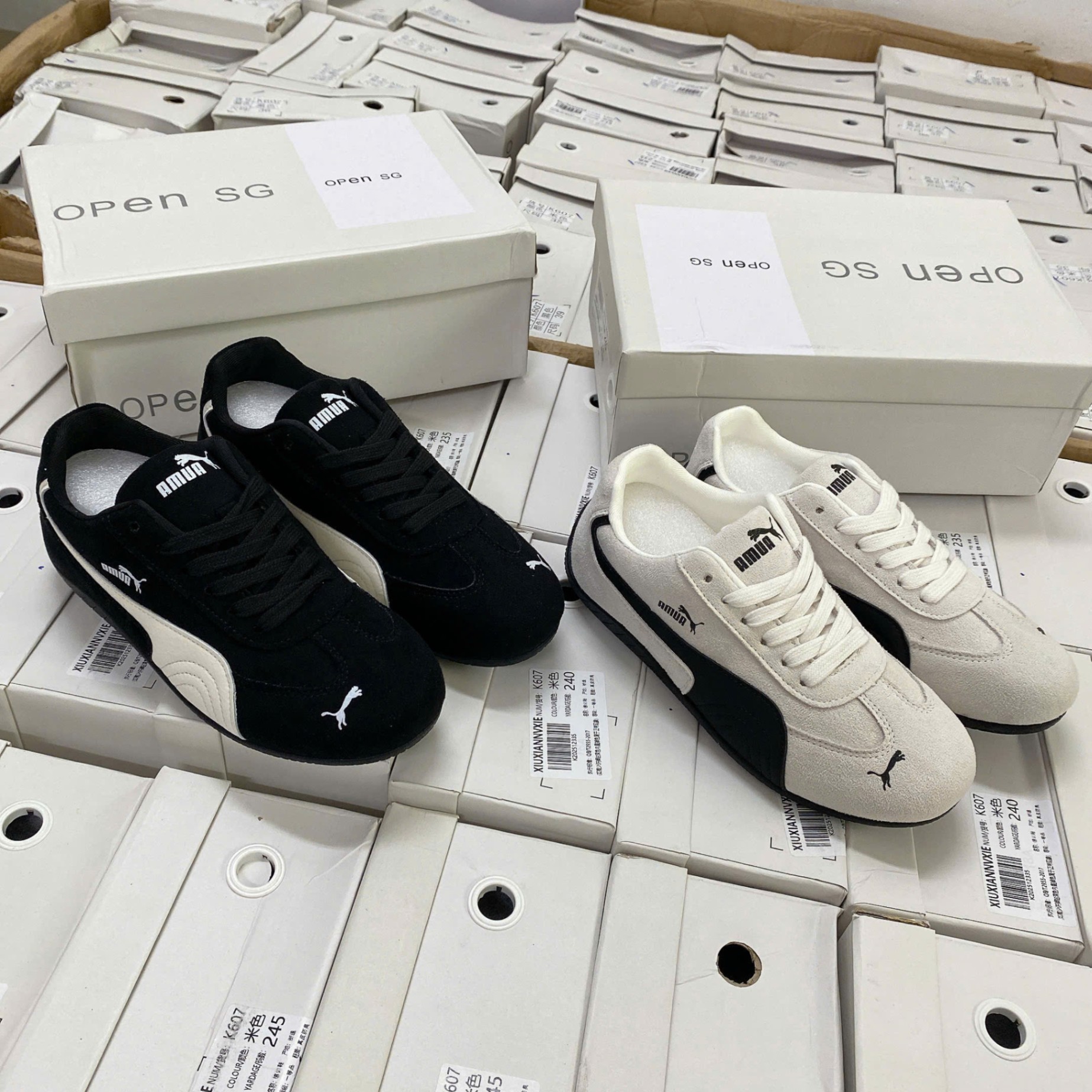 K607# Giày thể thao con báo