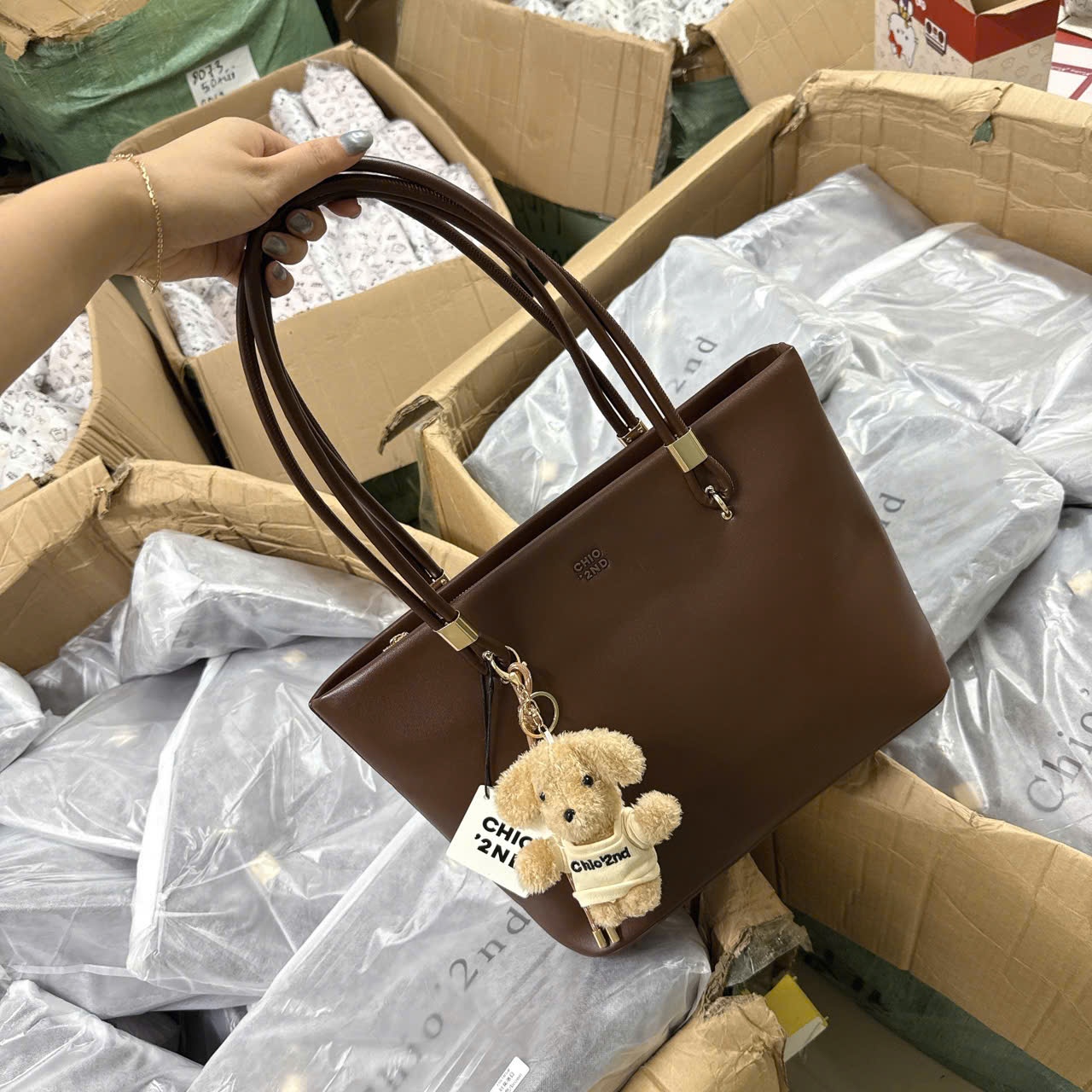 HS185# Túi Chio'2nd bigsize kèm charm