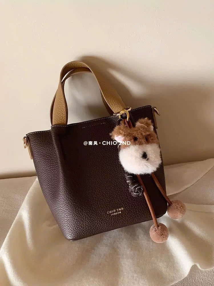 HS341# Túi xách Chio'2nd 2 quai kèm charm
