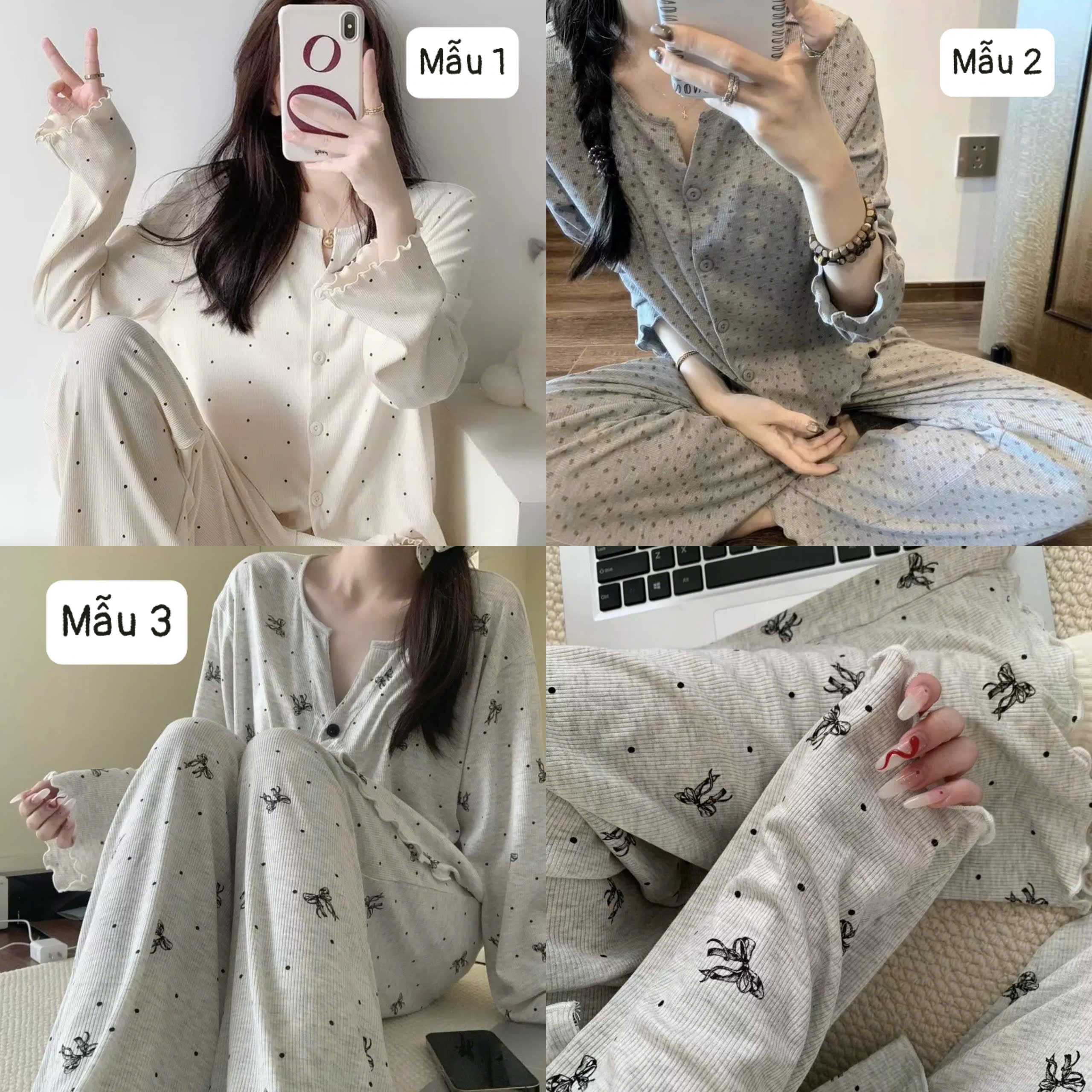 709# Bộ ngủ nữ dài tay