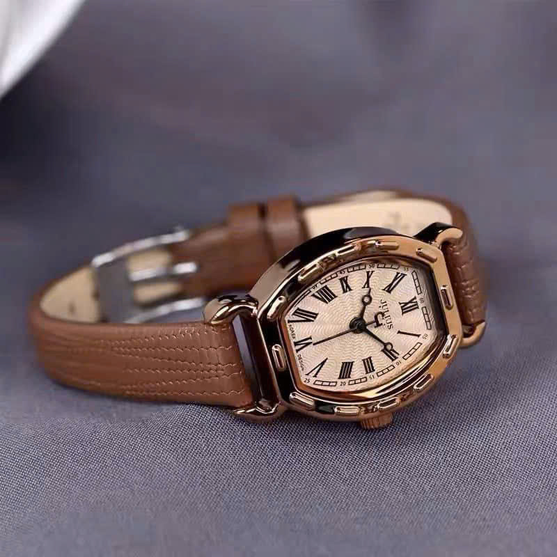 J2209-1# Đồng hồ Julius la mã dây da