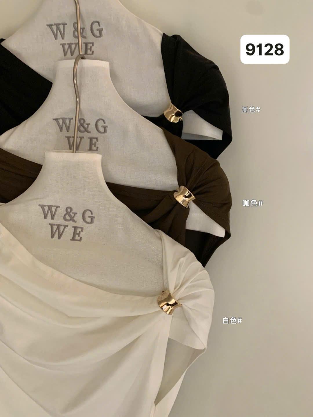 W9128# Áo thun lệch vai WGWE
