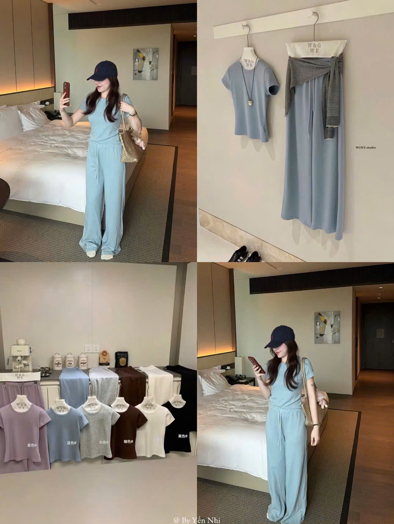 W9620# Bộ WGWE trơn nhiều màu