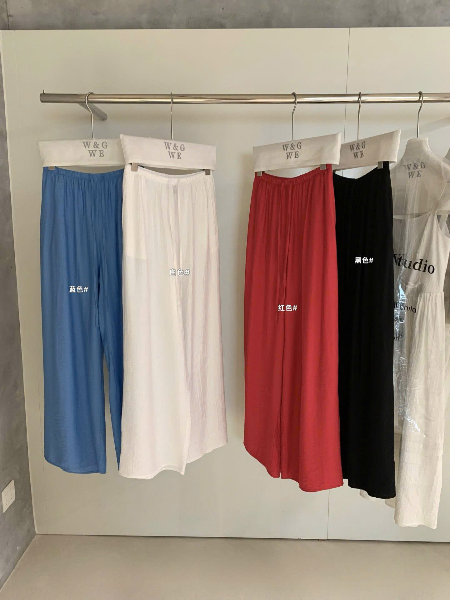 W9653# Quần đũi WGWE ống suông cạp chun
