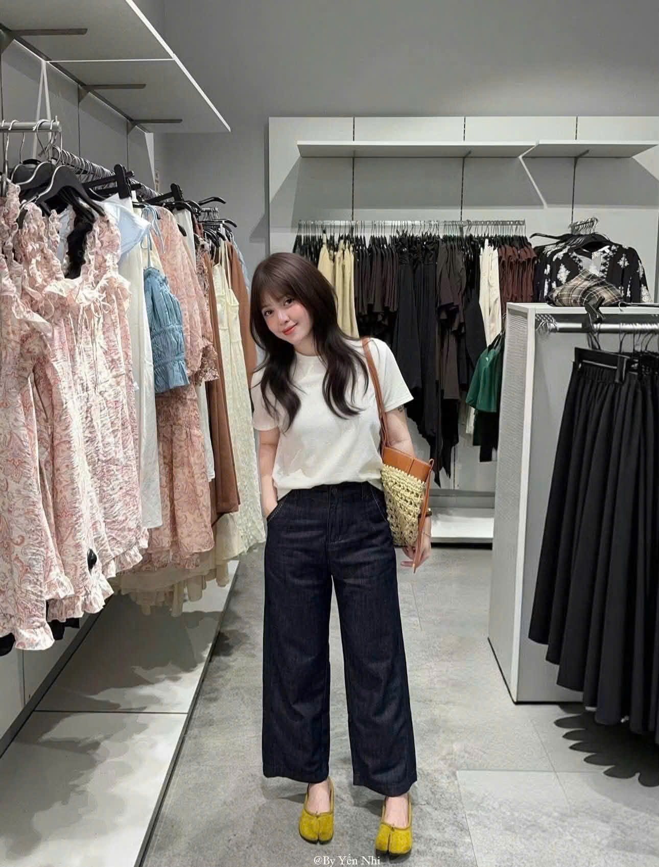 W9930# Quần Jean WGWE ống suông