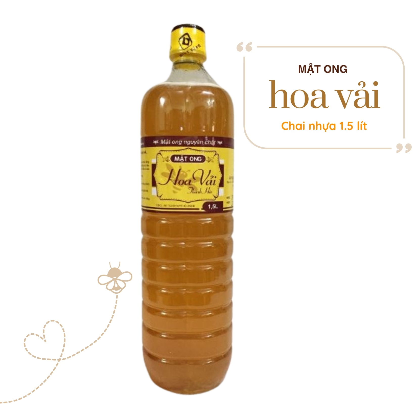  Mật ong hoa vải 1.5 lít 