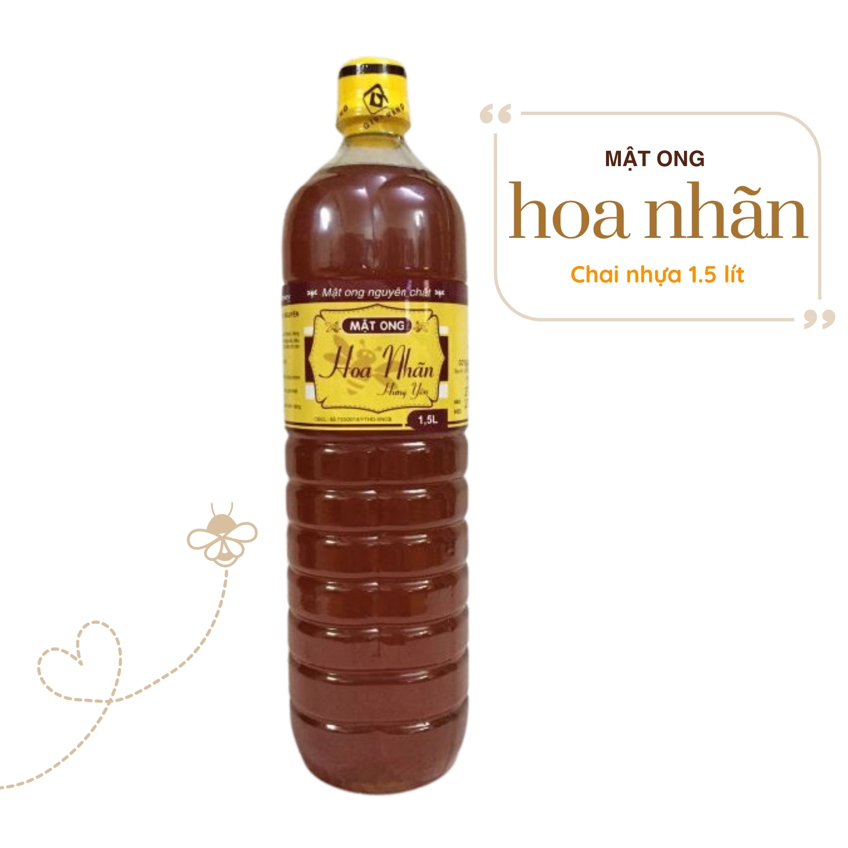  Mật ong hoa nhãn 1.5 lít 