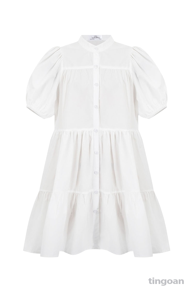 BLOW ME DRESS/WH/FS