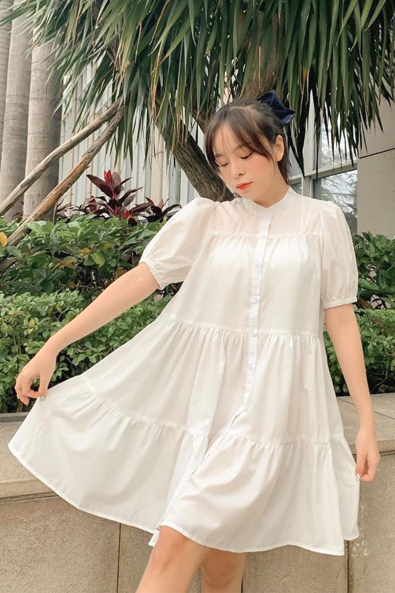 BLOW ME DRESS/WH/FS