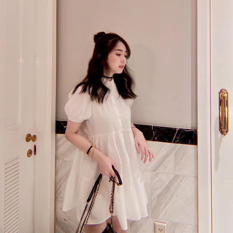 BLOW ME DRESS/WH/FS