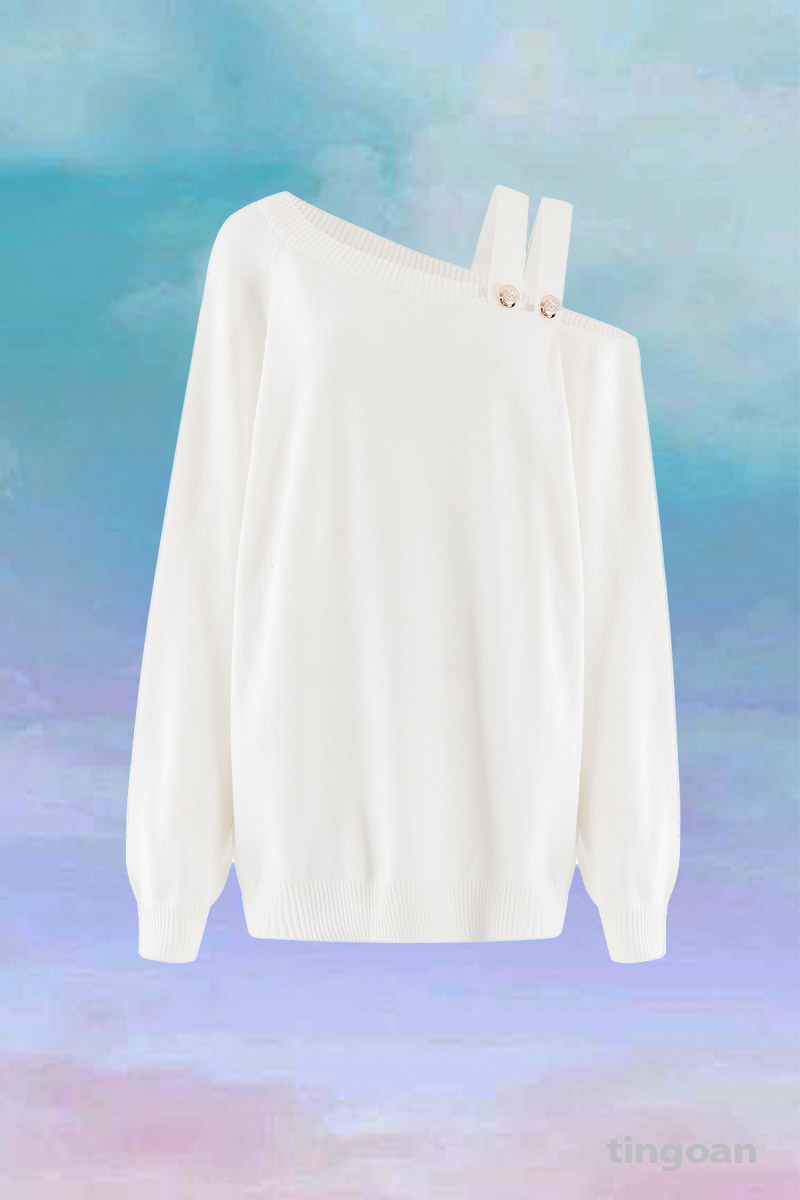 RUNAWAY SWEATER/WH/FS