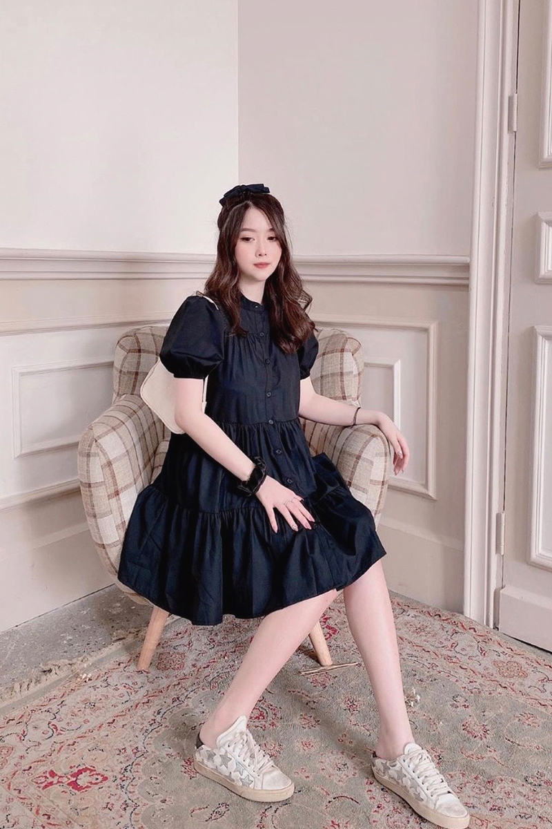 BLOW ME DRESS/BL/FS