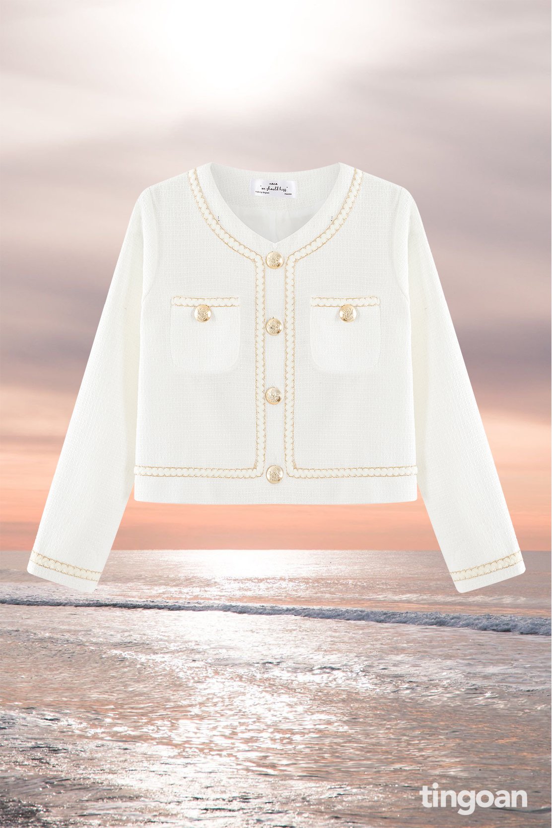 FAIRY GLAM JACKET/WH/FS