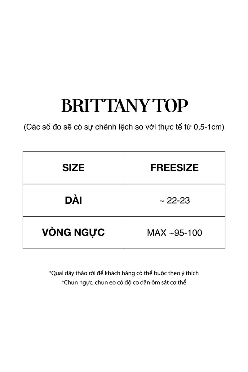 BRITTANY TOP/BL/FS