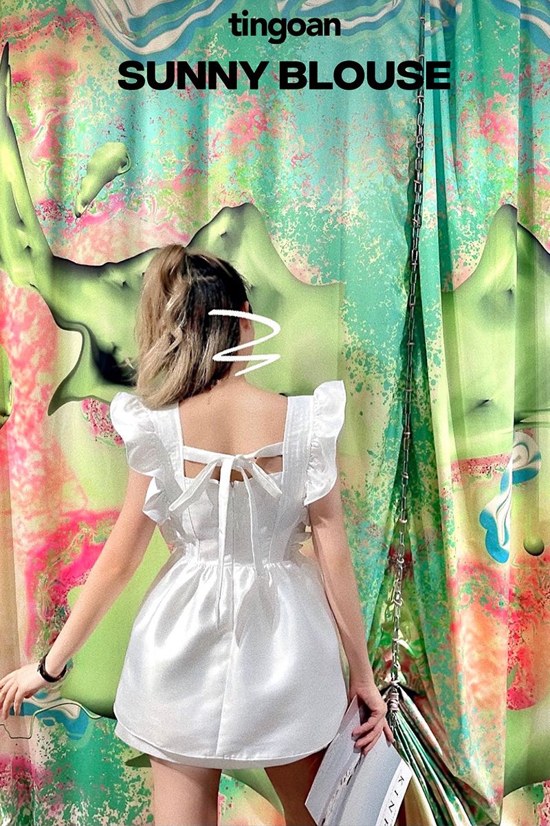 SUNNY BLOUSE/WH