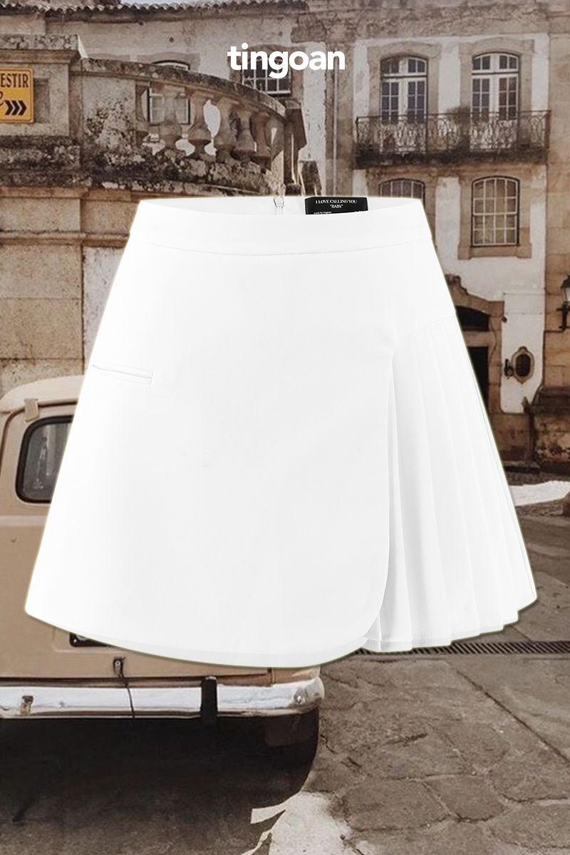 TIANA SKIRT/WH