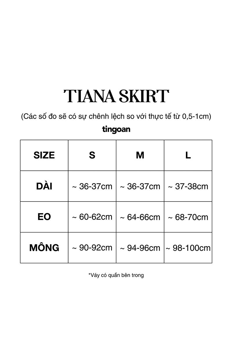 TIANA SKIRT/BL