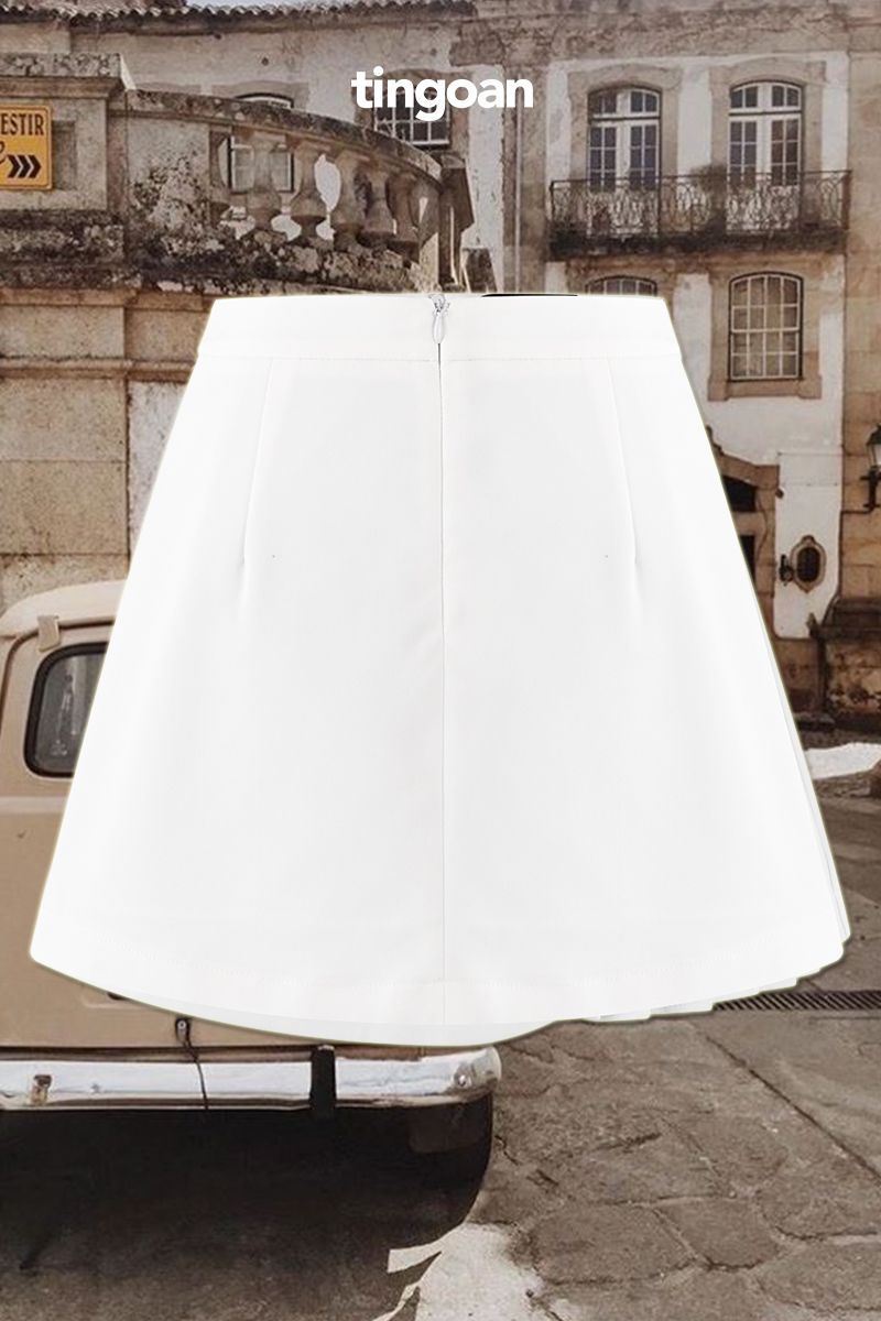 TIANA SKIRT/WH