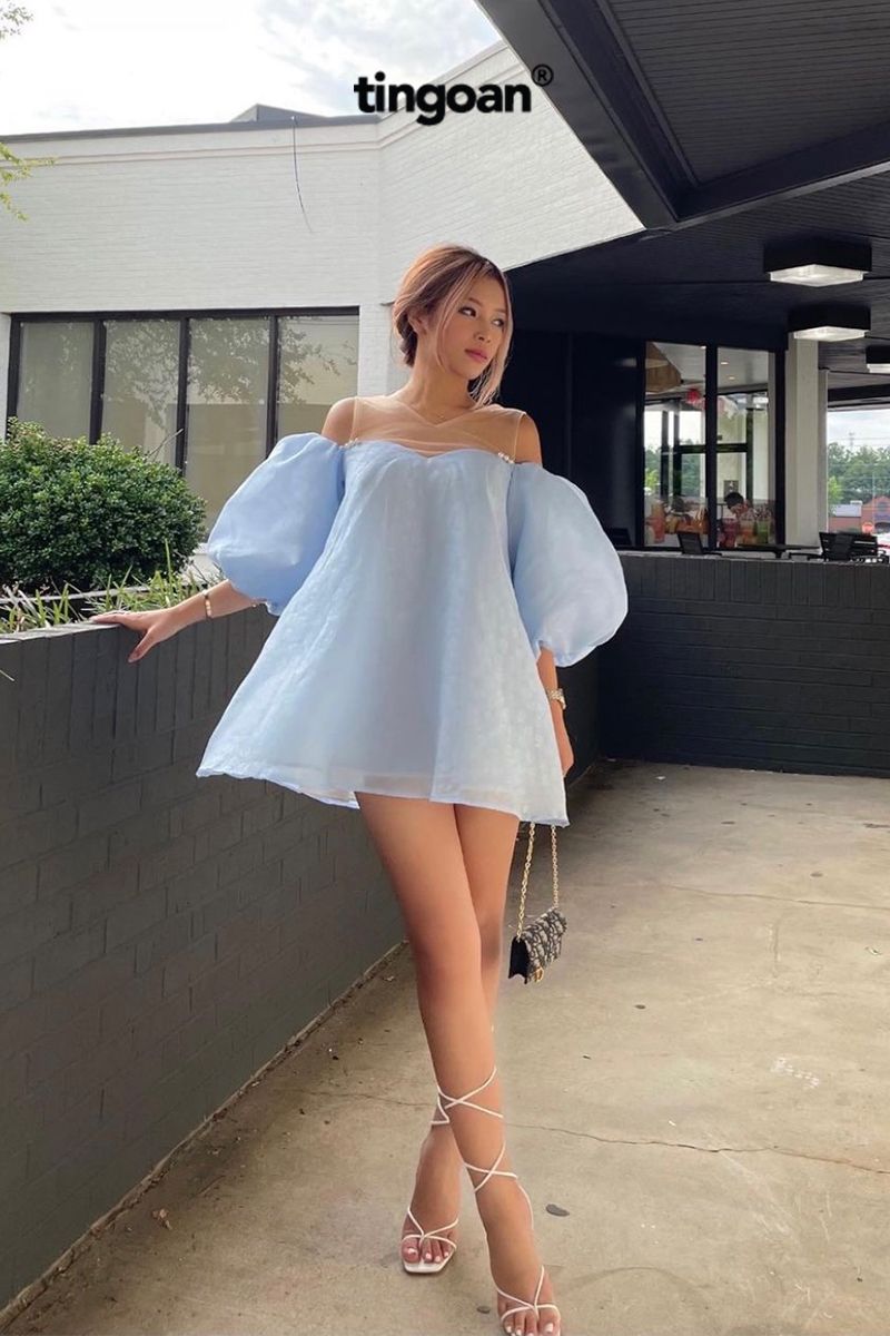ROSIE ANGELS TOP/BLU/FS