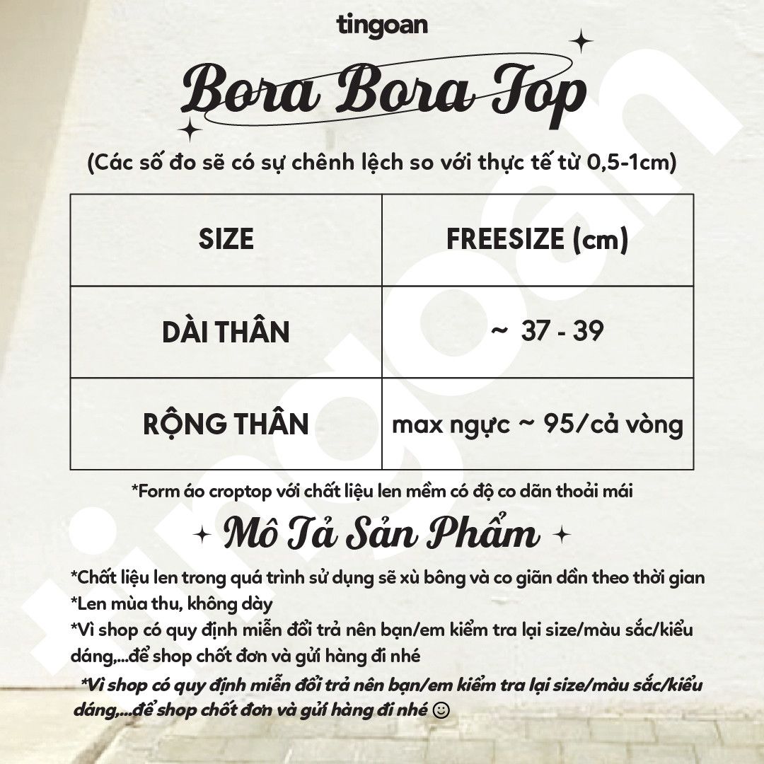 BORA BORA TOP/BL/FS