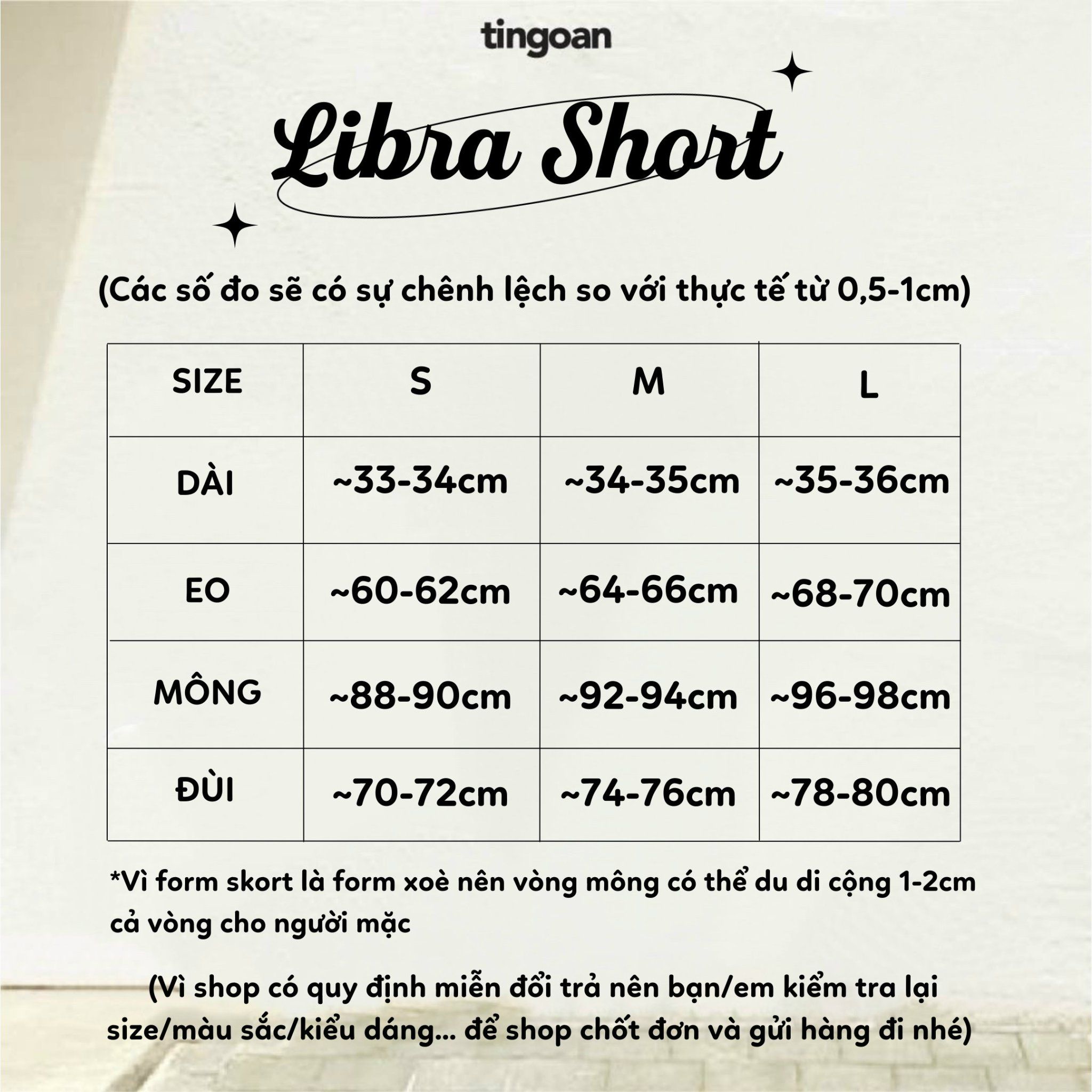 LIBRA SHORT/BL